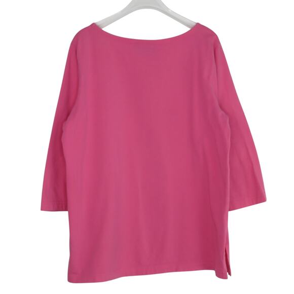 1980s Vintage Bob Mackie A Walk In The Park Pink Graphic Shirt Medium - Picture 2 of 7